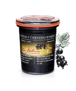Via delicia Džem z černého rybízu 175g