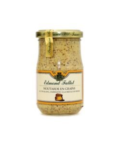 Edmond Dijonská hořčice hrubozrnná s bílým vínem - 210g