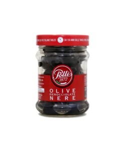 Polli - Vypeckované černé olivy - 130g sklo