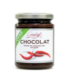 Tmavý čokoládový krém s výtažkem z chilli, sklo, 250g
